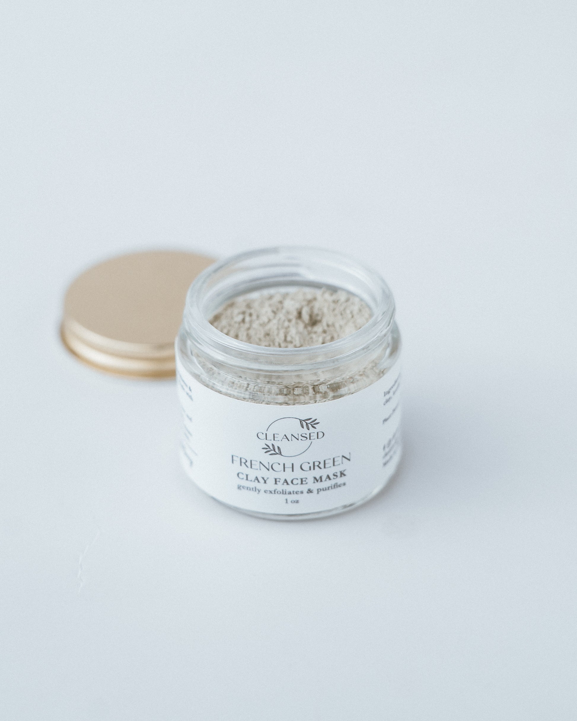 French Green Clay Face Mask, clay mask, all natural face mask, sensitive skin face mask