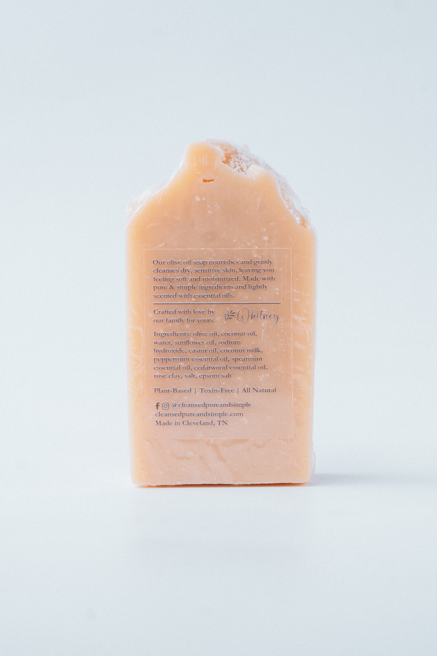 Frosted Peppermint Soap