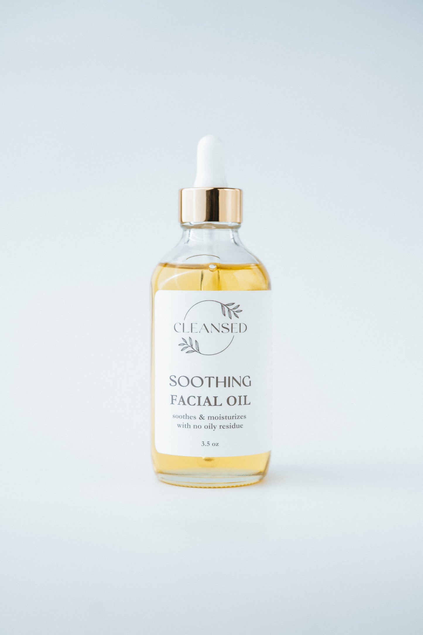 soothing facial oil, no oily residue, soothes and moisturizing facial oil