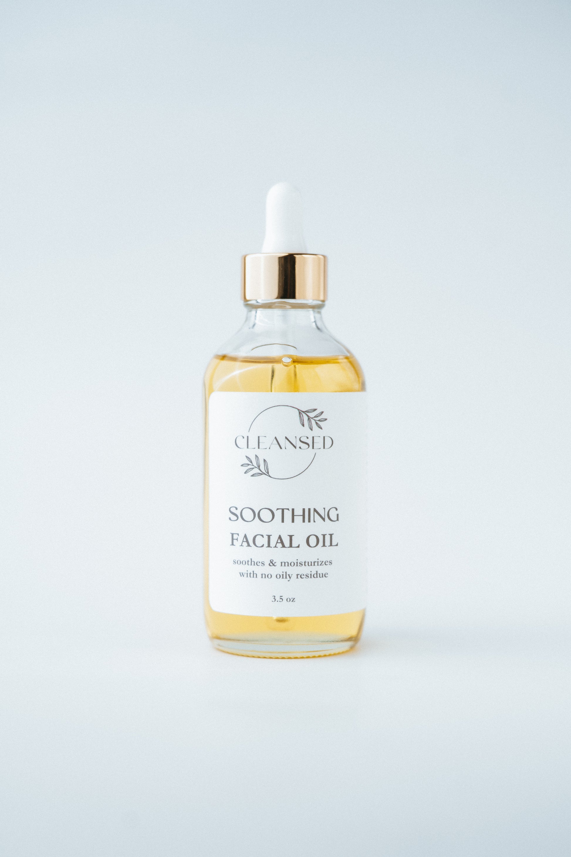 soothing facial oil, no oily residue, soothes and moisturizing facial oil