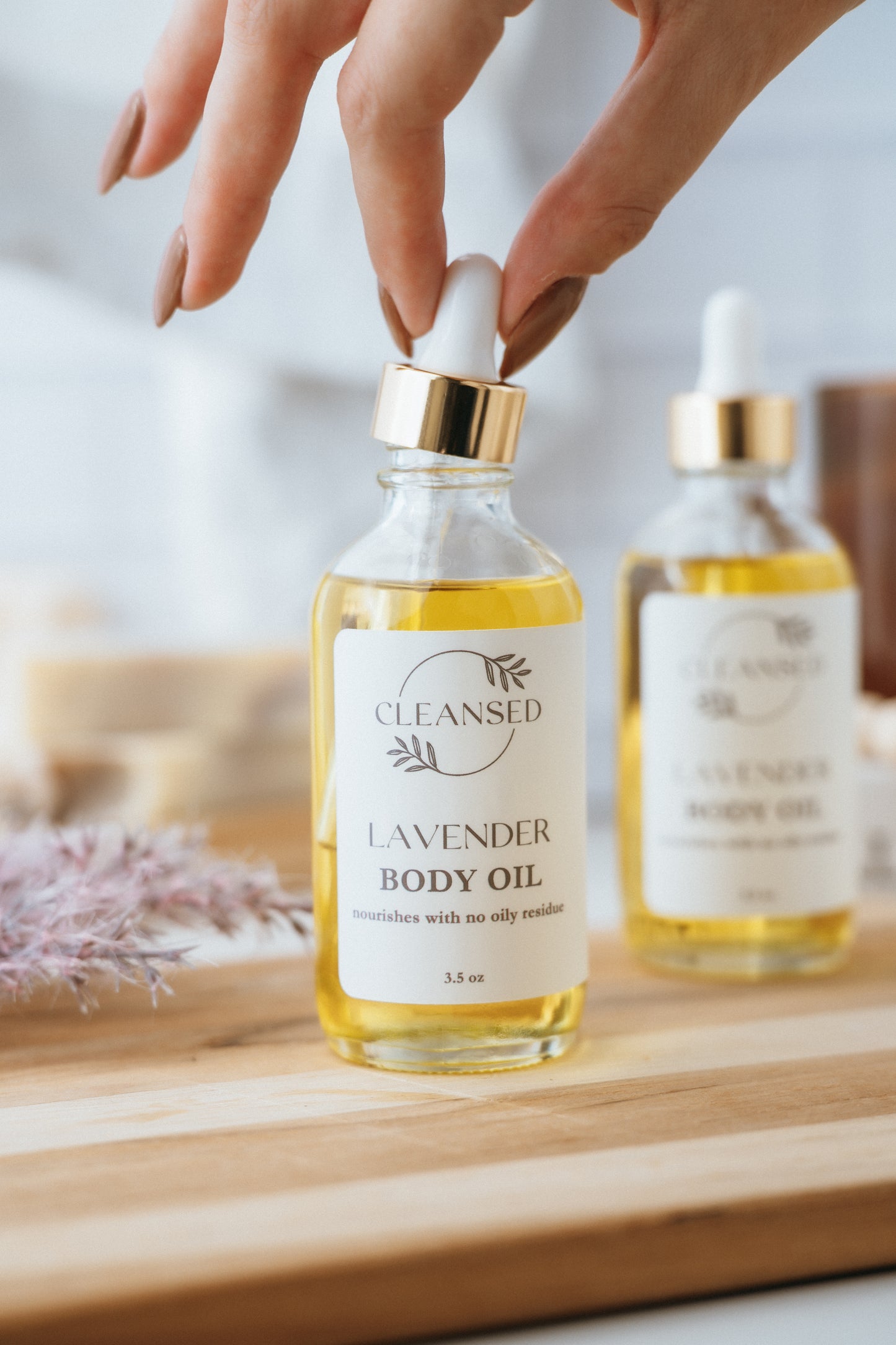 Lavender Body Oil, Grapeseed oil, avocado oil, sunflower oil, jojoba oil, sensitive skin oil, all natural body oil, handmade, no oily residue body oil